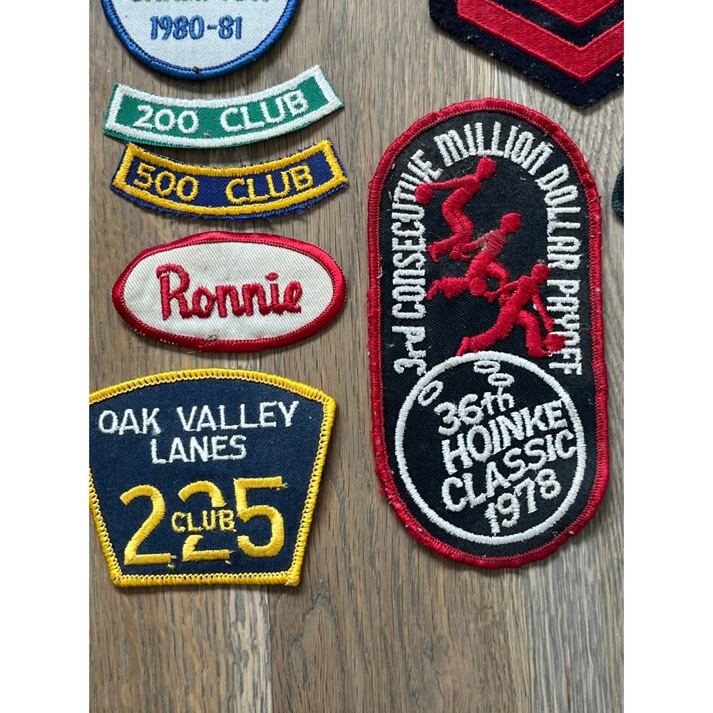 Lot of 29 Vintage Sew On Patches 1970's Beer Bowling Military NFL PBR Falls City - Picture 8 of 9